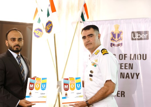 Indian Navy signs MoU with Uber